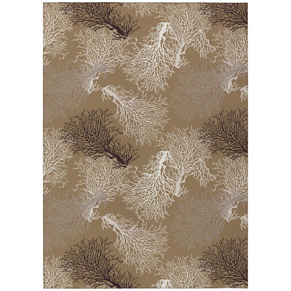 IndoorOutdoor Seabreeze SZ3 Taupe Washable 8 x 10 Rug