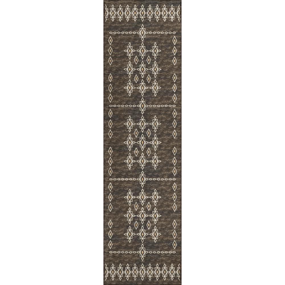 IndoorOutdoor Sedona SN3 Fudge Washable 23 x 76 Runner Rug