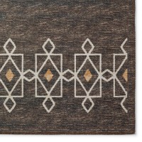 IndoorOutdoor Sedona SN3 Fudge Washable 23 x 76 Runner Rug