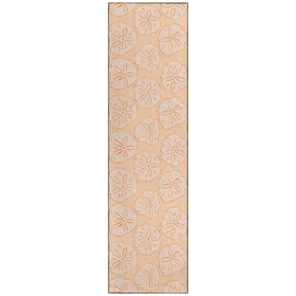 IndoorOutdoor Seabreeze SZ10 Peach Washable 23 x 76 Runner Rug