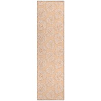 IndoorOutdoor Seabreeze SZ10 Peach Washable 23 x 76 Runner Rug