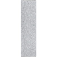 IndoorOutdoor Seabreeze SZ10 Silver Washable 23 x 76 Runner Rug