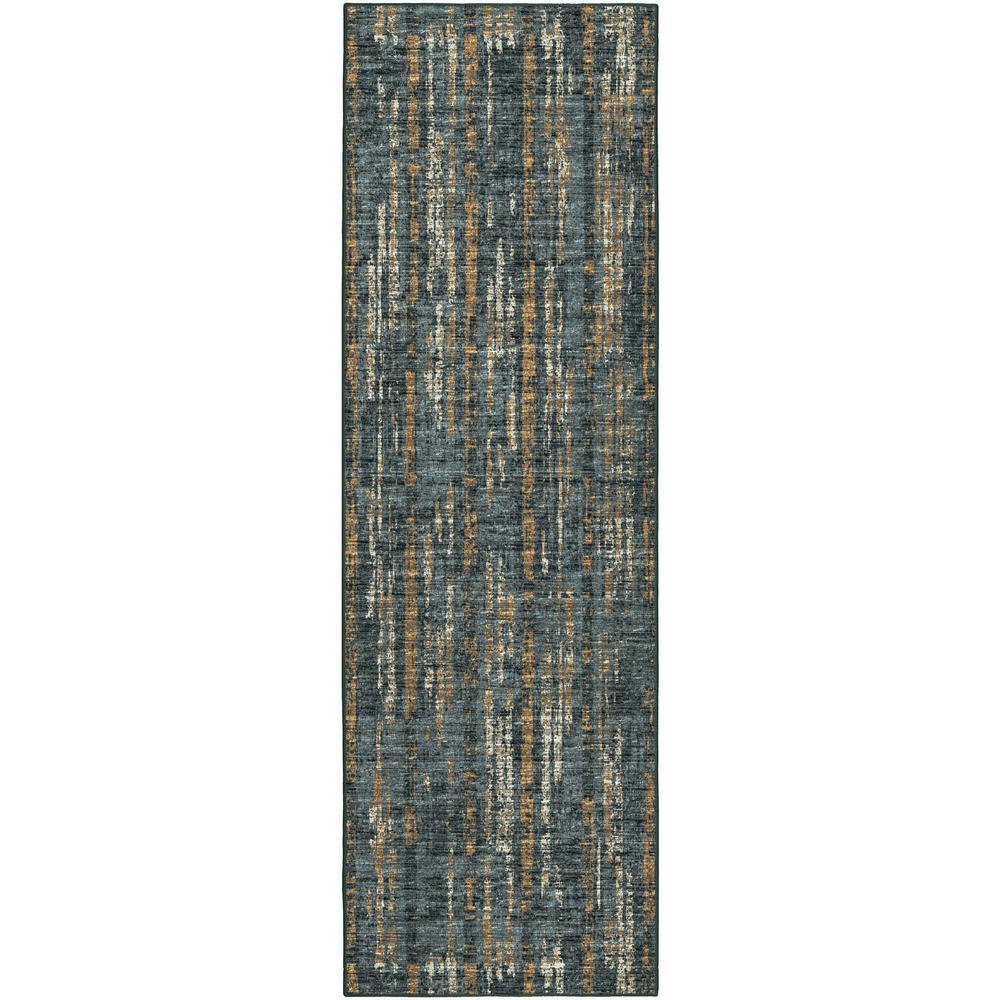 Winslow WL6 Charcoal 26 x 8 Runner Rug