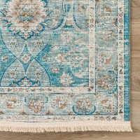 IndoorOutdoor Marbella MB5 Mediterranean Washable 23 x 12 Runner Rug