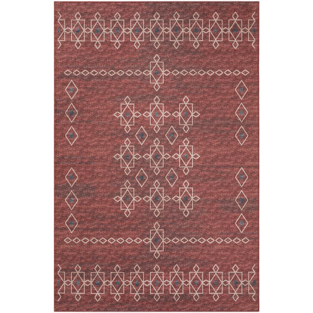 IndoorOutdoor Sedona SN3 Paprika Washable 10 x 14 Rug