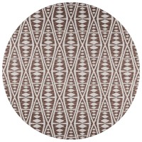 IndoorOutdoor Sedona SN6 Coffee Washable 6 x 6 Round Rug