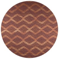 IndoorOutdoor Sedona SN9 Spice Washable 8 x 8 Round Rug