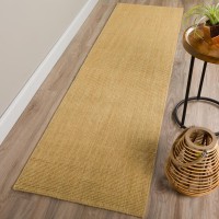 Monaco Sisal MC100 Gold 26 x 16 Runner Rug