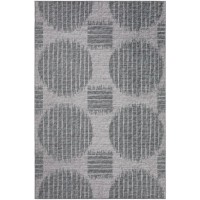 IndoorOutdoor Sedona SN13 Pewter Washable 3 x 5 Rug