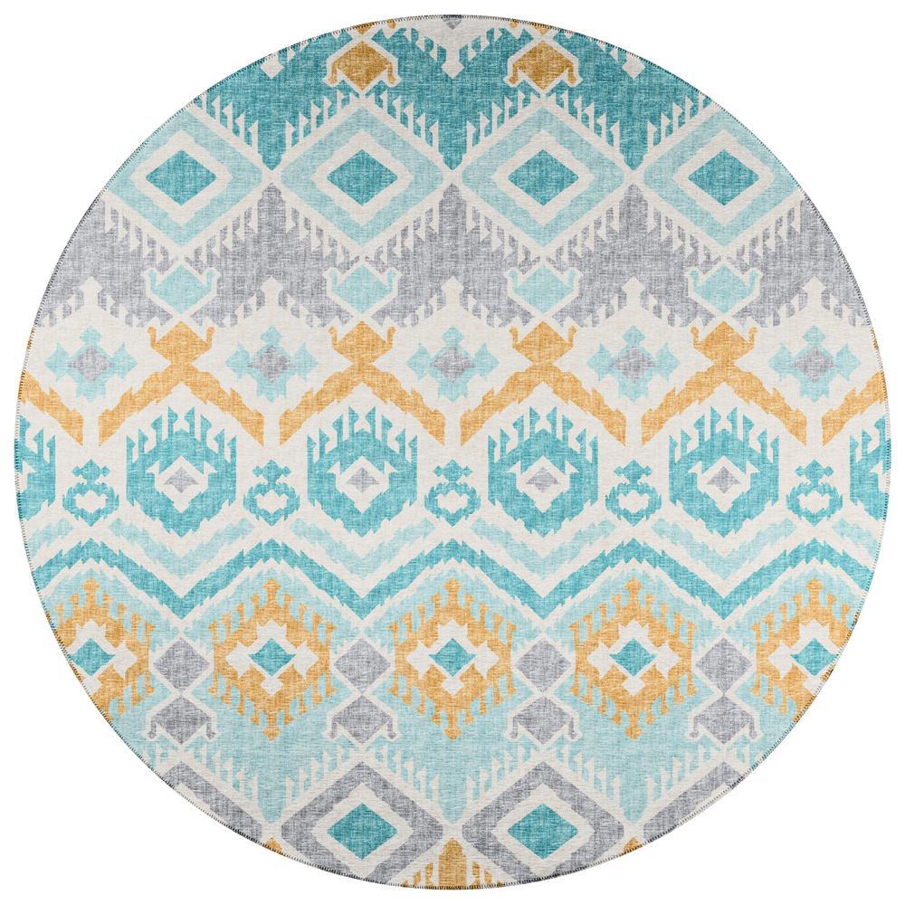 IndoorOutdoor Sedona SN2 Spa Washable 8 x 8 Round Rug