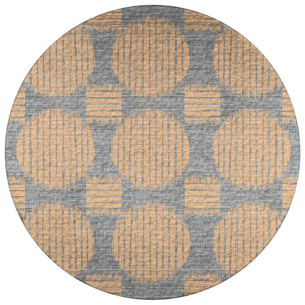 IndoorOutdoor Sedona SN13 Eclipse Washable 4 x 4 Round Rug