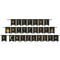 Foil Welcome Witches Wizards Streamer