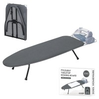 Zoes Homeware Metal Mesh Panel Tabletop Ironing Board Foldable Iron Board Heavy Duty Small Iron Board With Heat Resistant Co