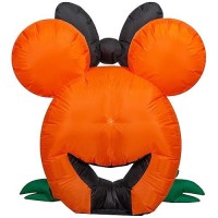 Gemmy Airblown Inflatable Cutie Minnie Mouse Disney  3 Ft Tall  Orange