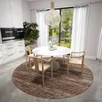 Ciara CR1 Chocolate 10 x 10 Round Rug