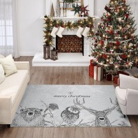 IndoorOutdoor Wonderland WN10 Flannel Washable 3 x 5 Runner Rug