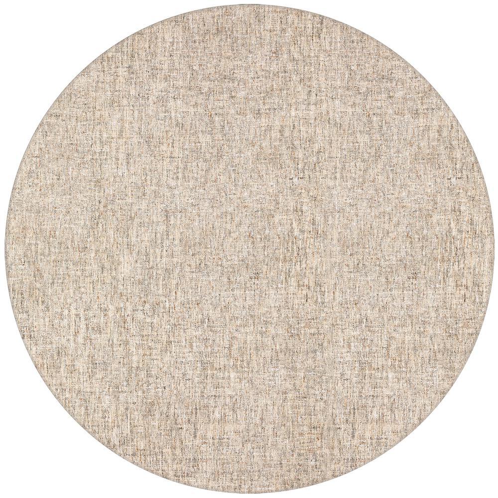 Mateo ME1 Putty 4 x 4 Round Rug