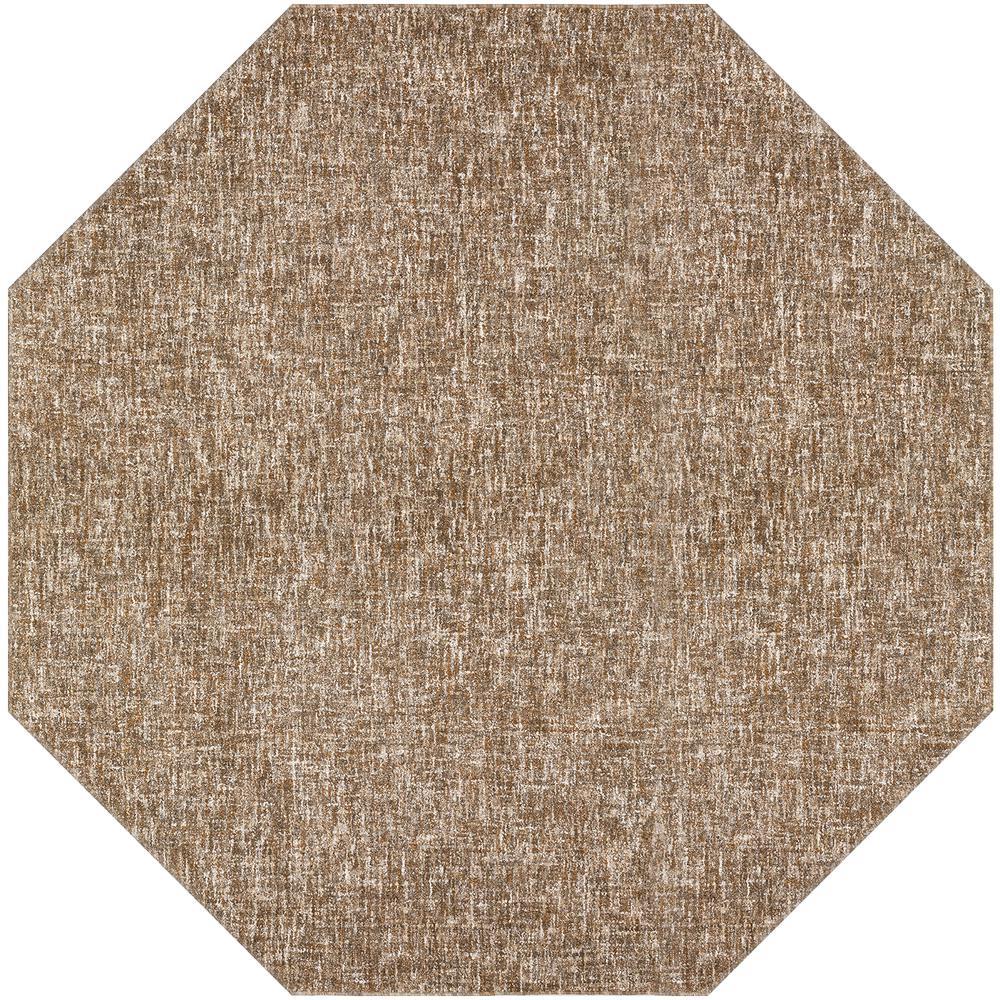 Mateo ME1 Mocha 12 x 12 Octagon Rug