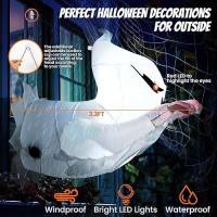 Gigalumi 3 Ft Halloween Inflatable Ghost Halloween Window Decorations Outdoor Indoor Blow Up Ghost Buildin Led Halloween Yard