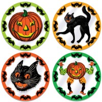 Plastic Vintage Halloween Placemats