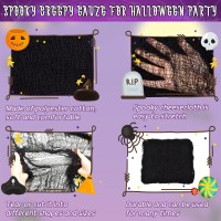 Zeedix 9 Pack Halloween Creepy Cloth 30 X 75 Inch Spooky Scary Gauze Cloth Creepy Cheesecloth For Halloween Party Supplies Outdo