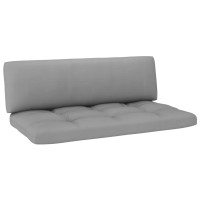 vidaXL Pallet Sofa Cushions 2 pcs Gray 314648