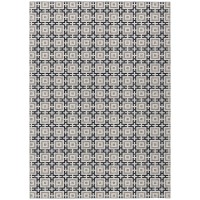 IndoorOutdoor Marlo MO1 Black Washable 8 x 10 Rug