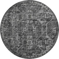 Aberdeen AB2 Midnight 8 x 8 Round Rug