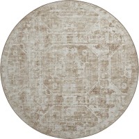 Aberdeen AB2 Driftwood 8 x 8 Round Rug