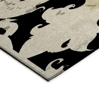 IndoorOutdoor Kendall KE3 Khaki Washable 9 x 12 Rug