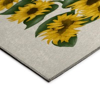 IndoorOutdoor Kendall KE17 Beige Washable 23 x 76 Runner Rug