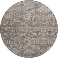 Aberdeen AB1 Fudge 8 x 8 Round Rug