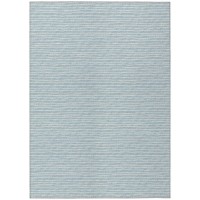 IndoorOutdoor Laidley LA1 Sky Blue Washable 8 x 10 Rug