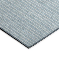 IndoorOutdoor Laidley LA1 Sky Blue Washable 8 x 10 Rug