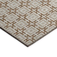 IndoorOutdoor Marlo MO1 Taupe Washable 8 x 10 Rug