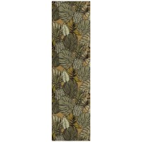 IndoorOutdoor Tropics TC11 Clay Washable 23 x 76 Runner Rug