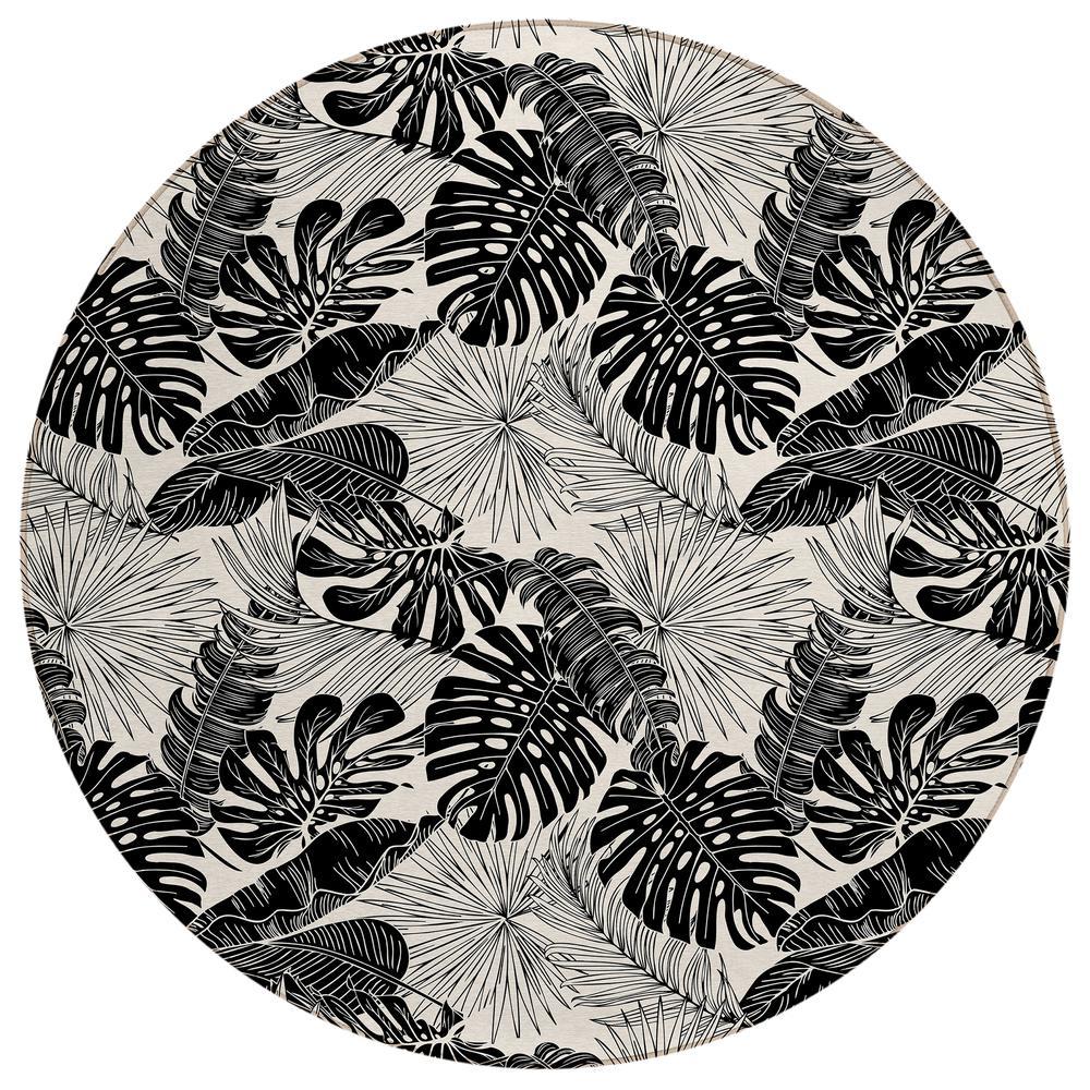 IndoorOutdoor Tropics TC16 Eclipse Washable 8 x 8 Round Rug