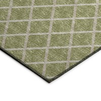 IndoorOutdoor York YO1 Aloe Washable 8 x 8 Rug