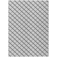 IndoorOutdoor York YO1 Grey Washable 8 x 10 Rug