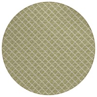 IndoorOutdoor York YO1 Aloe Washable 6 x 6 Rug