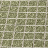 IndoorOutdoor York YO1 Aloe Washable 6 x 6 Rug