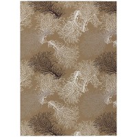 IndoorOutdoor Seabreeze SZ3 Taupe Washable 26 x 310 Rug