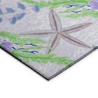 IndoorOutdoor Seabreeze SZ1 Lavender Washable 26 x 310 Rug