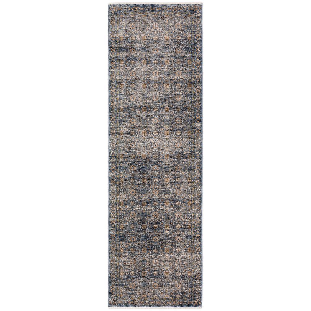 Yarra YA6 Navy 23 x 710 Runner Rug