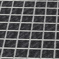 IndoorOutdoor York YO1 Black Washable 8 x 10 Rug