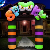 Holidayana Halloween Inflatables 9Ft Spooky Archway Large Inflatable Outdoor Halloween Decorations Inflatable Halloween Blowup