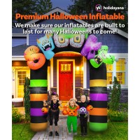 Holidayana Halloween Inflatables 9Ft Spooky Archway Large Inflatable Outdoor Halloween Decorations Inflatable Halloween Blowup