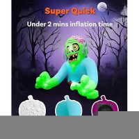 Holidayana Halloween Inflatables 7Ft Giant Zombie Large Halloween Inflatable Outdoor Decorations Inflatable Halloween Blow Ups