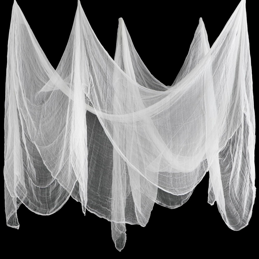 Boao Halloween Decorations Halloween Creepy Cloth Cotton Muslin Spooky Cheesecloth For Halloween Party Indoor Outdoor Spook Hou