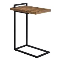 Coaster Maxwell Metal C-Shaped Accent Table With Usb Charging Port Brown